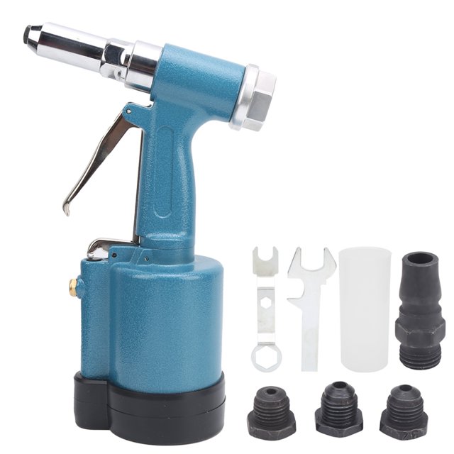 ANGGREK Pneumatic Pop Rivet , Air Riveter 3 Jaw For Industrial Use For Aluminum Rivets