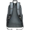 thumbnail image 5 of KAUKKO Vintage Casual polyster and Leather Rucksack Backpack (Nylon Grey), 5 of 5