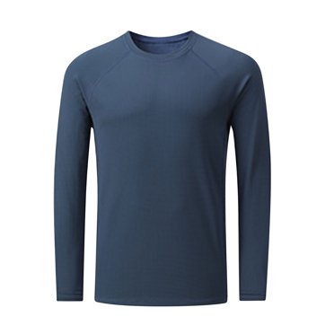 FAIWAD Men's Quick Dry Long Sleeve Shirts Lightweight Breathable Stretch Hiking Running Sports Shirts