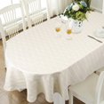 thumbnail image 1 of Modern Oval Tablecloth for Oval Table Waterproof Table Cloths for Dining Room Indoor Outdoor Home Decorative Table Cloth-60x102in, 1 of 5
