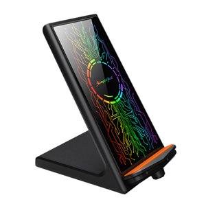 Station de recharge sans fil, Chargeur sans fil Téléphone de bureau multifonctionnel Absorption magnétique Vertical Sans fil Chargement rapide,Fonctionneur sans fil Stand,Chargeur sans fils