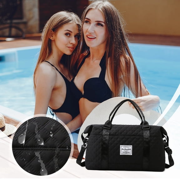 TopLLC Storage Bins Sac de Voyage pour Femmes, Sac Fourre-Tout de Sport et de Gym avec Trousse de Toilette, Grand Sac de Cabine pour la Nuit pour Femmes et Filles, Sac de Gym pour le Travail et l'Accouchement, Sacs de Rangement