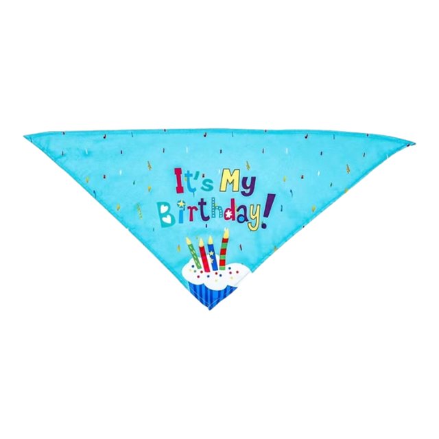 VONKY Pet birthday drool bib scarf