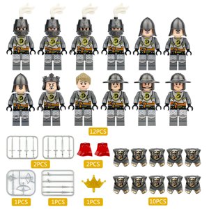 Used soldier building block minifigure toys about 4.5cm puzzle toys DIY games for 6 years old and above -M6008
