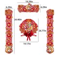 thumbnail image 3 of Chmadoxn Home Decor, Room Decor, Wall Decor New Year Decoration Paper Couplets Set With Chunlian Character Window Sticker For Spring Festival Party Home Decor Paper Chinese Couplets, 3 of 7