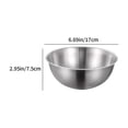 thumbnail image 3 of Ensemble de Bols à Mélanger en Acier Inoxydable, Organisateur de Rangement pour Aliments de Réfrigérateur Domestique, Robuste, Résistant à la Rouille, Robuste, Facile à Nettoyer, Va au Lave-Vaisselle, Polyvalent pour Mélanger, Servir, Salade, Maïs Soufflé, Empilable, 3 of 6