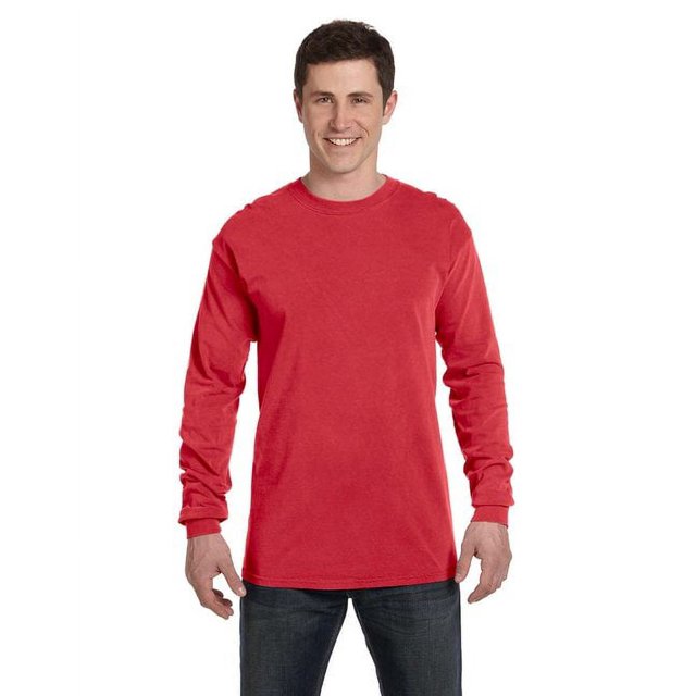 Comfort Colors T-Shirt à Manches Longues pour Adulte, Poids Lourd, RS