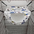 thumbnail image 1 of Cat Cage Hammock  Hanging Soft Pet Bed for Kitten Ferret Puppy Rabbit or Small Pet  Double Layer Hanging Bed  2 Level Indoor Bag for Spring/Summer/Winter, 1 of 4
