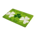 thumbnail image 2 of Welcome Mats for Front Door,St. Patricks Day Door Mat - Front Door Mat - Bath Rug Super Absorbent Dry - Rubber Backing Non Slip Washable Bathroom Floor Mats -Green 16X24 In, 2 of 8
