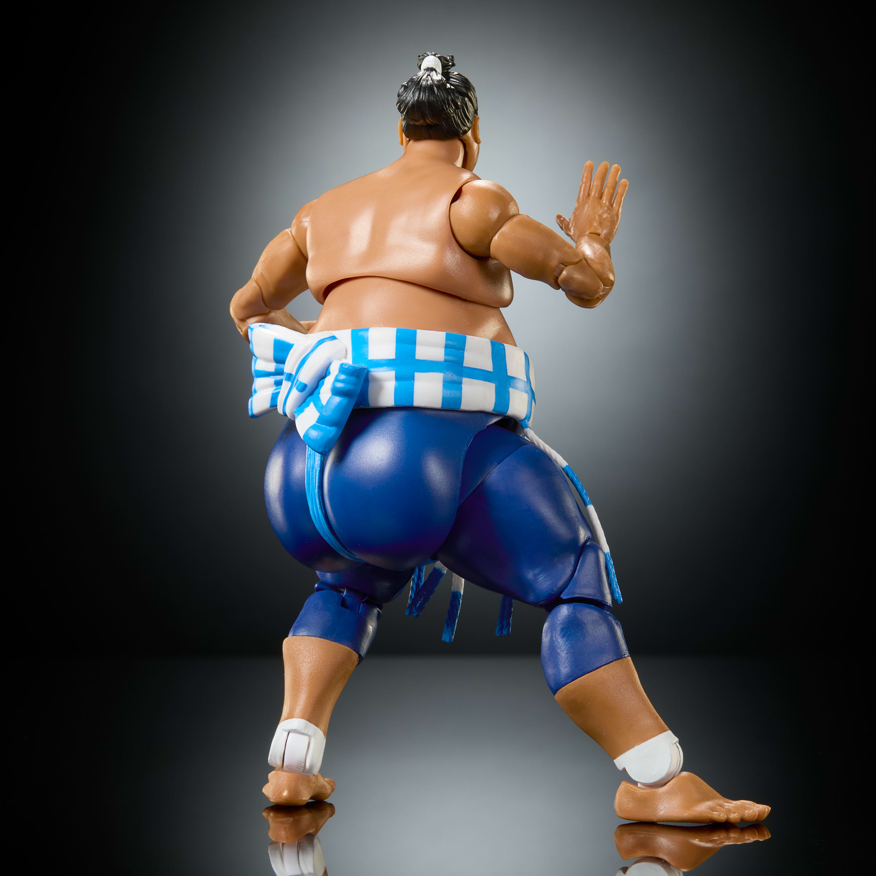 WWE x Street Fighter figurine articulée Yokozuna, coffret mashup Yokozuna de collection 15 cm