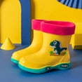 thumbnail image 2 of Bottes Tendance pour Filles Design de Dessin Animé Chaussures Non Imperméables Classiques pour Enfants pour l'Extérieur et, 2 of 4