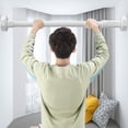 thumbnail image 1 of Birdeem Telescopic Tension Curtain Rod,Adjustable No Drill Shower Curtain Pole,Stainless Steel Tension Rod for Space Optimization,Bathroom Window Curtain Rod,Heavy Duty Drying Rack Replacement, 1 of 8