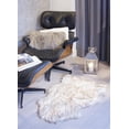 thumbnail image 2 of H-Luxe 2'X3' Gordon Faux Sheepskin Rug, 2 of 3