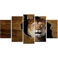 thumbnail image 1 of Design Art Tanzania Wildlife Map Design Canvas Print, 1 of 3