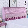 thumbnail image 1 of Stretchable Headboard Covers Dustproof Thickened Full Coverage Bed Head Covers(Purple A 2M), 1 of 2