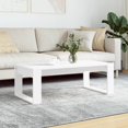 thumbnail image 1 of vidaXL Coffee Table White 102x50x35 cm Engineered Wood, 1 of 5