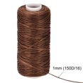 thumbnail image 4 of Unique Bargains Brown Polyester Waxed Leather Sewing Thread, 55 Yards, 4 of 6