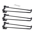 thumbnail image 2 of 3x Iron Furniture Legs Folding for Coffee Tables End Tables Replacement 42cm, 2 of 7