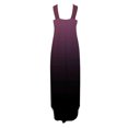 thumbnail image 5 of Robes pour Femmes Pulpeuses Design d'Été Robe Décontractée Dégradée Sans Manches Col Suspendu Col en V Longue Robe Robe à Manches Courtes en Liquidation, 5 of 5