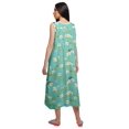 thumbnail image 3 of Moomaya Robe de Nuit d'Allaitement à Col Rond Imprimée pour Femmes en Coton, 3 of 5