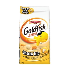 Goldfish® Cheese Trio Crackers, 200g bag