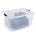 thumbnail image 4 of Rubbermaid Cleverstore 74 Qt Latching Plastic Storage Container & Lid (4 Pack), 4 of 11