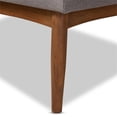 thumbnail image 3 of Allora Modern 2-Piece Wood Dining Corner Sofa Bench in Gray, 3 of 6