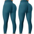 thumbnail image 1 of 2 Pcs Pantalons de Yoga Taille Haute pour Femmes Exercice Entraînement Physique Course, 1 of 4