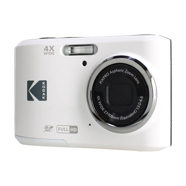 Kodak PIXPRO FZ45 Digital Camera (White) (FZ45WH) + 32GB Card +