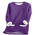 thumbnail image 2 of Ladies‘ Cozy Tracksuit Set with Fleece Lined Sweatshirt and Stretchy Sweatpants, 2 of 8