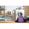 thumbnail image 2 of Ahgly Company Tapis d'Intérieur Lavables en Machine, Carré Transitionnel Orchidée Violet, Carré de 3', 2 of 7