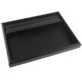 thumbnail image 4 of KLKCMS Velvet Jewelry Trays Catch All Jewelry Display Tray Case Black PU Leather, 4 of 8