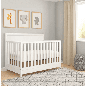 Concord Baby Brady 4-in-1 Crib avec tiroir – blanc
