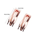 thumbnail image 4 of QualitChoice Hair Ornaments Iron Material Hair Accessories Side Clip Snap Fastener Clip Rose Red 1Set, 4 of 6