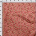 thumbnail image 4 of oneOone Coton Soie Rouge2 Tissu Tropical Matière de Robe Tissu Imprimé Tissu au Mètre 42 Pouces de Large, 4 of 5