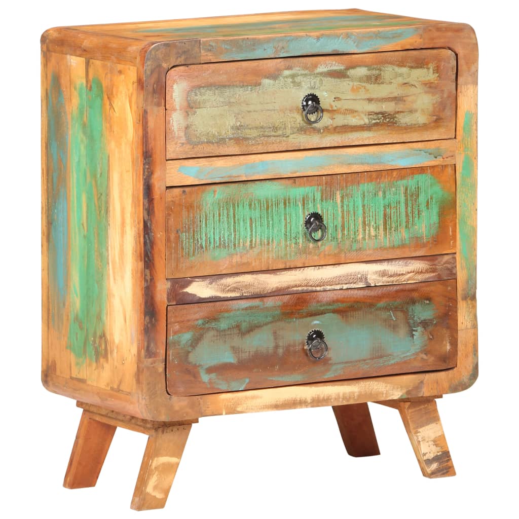 vidaXL Buffet 60x35x75 cm Bois Massif Recyclé