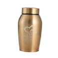 thumbnail image 2 of Pet Urns Funeral Final Comforting Resting Place Cremation Memorial Urn for Small Gold, 2 of 9
