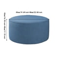 thumbnail image 2 of Thickened Solid Color Round Low Stool Ottoman Cover Elastic Full Cover On Sofa Cover for Enhanced Comfort and Style, 2 of 6
