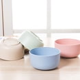 thumbnail image 5 of Tableware Product Title Lightweight Wheat Straw Fiber Bowl Set for Kids Dishwasher & Microwave Safe Rice Soup Bowls, 5 of 5