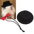 thumbnail image 3 of Hamster Hat and Bowtie Set Adjustable Comfortable Little Pet Dress Up for Rabbits Hamsters Guinea Pigs, 3 of 7