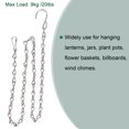 thumbnail image 4 of Unique Bargains 90cm Extension Lighting Chain S Hook Hanging Chains Silver Tone 2 Pack, 4 of 6