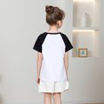 thumbnail image 3 of T-shirts pour Adolescentes T-Shirts Fille Mignonne Imprimé T-Shirts à Manches Courtes pour Filles Col Ras du Cou Vêtements d'Été pour Fille 13-14 Ans Vêtements pour Filles Tenue pour Fille, 3 of 3