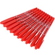 Double-End Marker Pen, Pure And Bright Color Quick-Drying Marker Pen Convenient For Writing  For Drawing For Marker Pen Black,Red,Blue