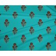 thumbnail image 4 of oneOone Polyester Lycra Fabric Leaves & Floral Block Print Fabric By Yard 56 Inch Wide, 4 of 5