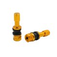 thumbnail image 2 of Unique Bargains 4pcs Gold Tone Bolt In Car Motorcycle Tubeless Wheel Tire Valve Stem w Dust Cap, 2 of 4