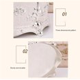 thumbnail image 4 of ORUYROP Metal Jewelry Box, Round Jewelry Display Box, Light Luxury Trinket Storage Box for Ring Earring Jewelry Silver White (S), 4 of 7