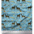 thumbnail image 1 of Soimoi Rayon Fabric Swirls & Floral Artistic Decor Fabric Printed Yard 42 Inch Wide, 1 of 3