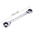 thumbnail image 2 of Unique Bargains Double Box End Ratcheting Wrench (12x13mm) Metric 72 Teeth 12 Point Ratchet Spanner Tools, CR-V, 2 of 5