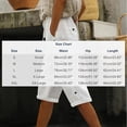 thumbnail image 3 of FAIWAD Capri Pants for Women Summer Casual Drawstring Elastic Waist Side Button Summer Shorts with Pockets, 3 of 8