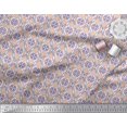 thumbnail image 2 of Soimoi Viscose Chiffon Fabric Ogee Damask Decor Fabric Printed Yard 42 Inch Wide, 2 of 5